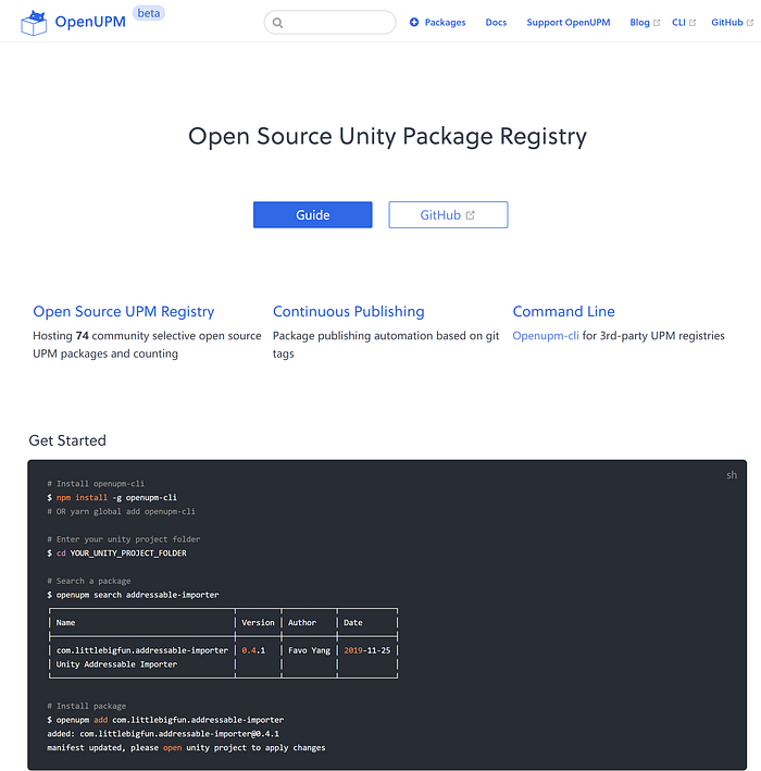 OpenUPM Beta is Now Available